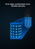 5 Digit Alloy Lock