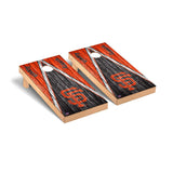 San Francisco Giants Cornhole Board Set - Triangle Weathered Version