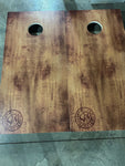 Scratch & Dent - Burnt Wood All-Weather Cornhole Boards