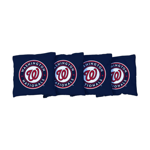 Washington Nationals Blue Cornhole Bags