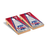 Philadelphia Phillies Cornhole Board Set - Triangle Weathered Version