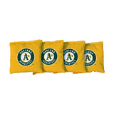 Oakland Athletics Yellow Cornhole Bags