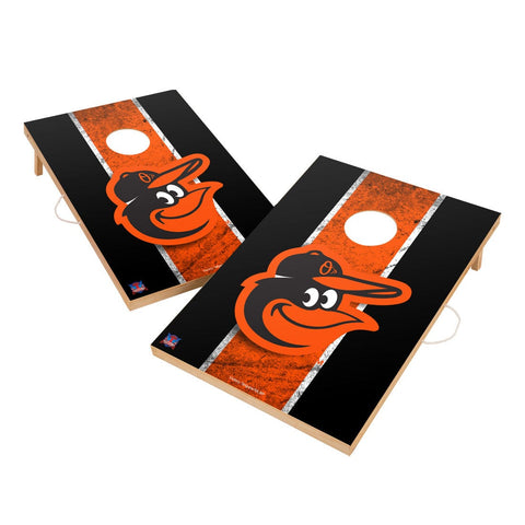 Vintage Baltimore Orioles Solid Wood 2x4 Cornhole Set