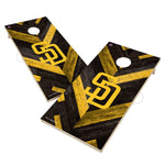 San Diego Padres Cornhole Board Set - Herringbone Design