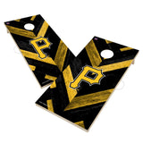 Pittsburgh Pirates Cornhole Board Set - Herringbone Design