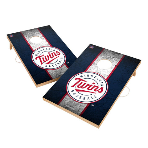 Vintage Minnesota Twins Solid Wood 2x4 Cornhole Set