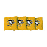 Pittsburgh Penguins Yellow Cornhole Bags