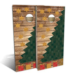 Scratch & Dent - Christmas Tree Cornhole Board Wraps