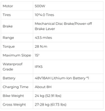 ENGWE Y600 830W 70 km Range Foldable Electric Scooter