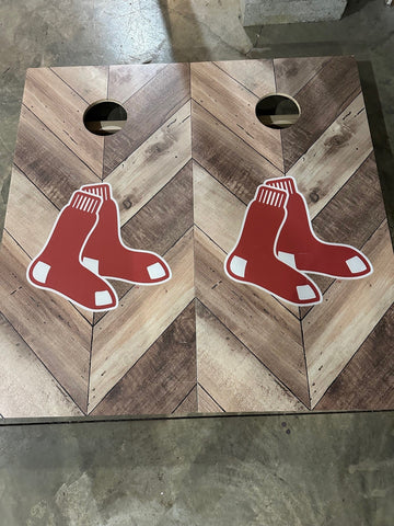 Scratch & Dent - Boston Red Sox Cornhole Boards