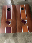 Scratch & Dent - Virginia Tech Hokie Bird Rosewood Cornhole Boards