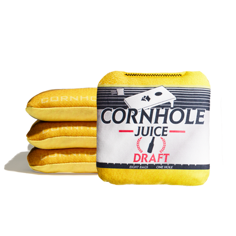 Cornhole Juice Yellow Cornhole Bags - Professional Rapter 5.5