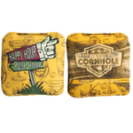 Hapy Hour Gold Cornhole Bags - Professional Rapter 5.5