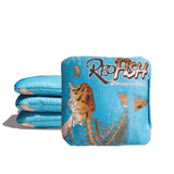 Redfish Blue Cornhole Bags - Professional Rapter 5.5