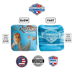 Redfish Blue Cornhole Bags - Professional Rapter 5.5