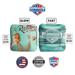 Redfish Green Cornhole Bags - Professional Rapter 5.5