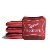 Hole life Red Cornhole Bags - Professional Rapter 5.5