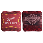 Hole life Red Cornhole Bags - Professional Rapter 5.5