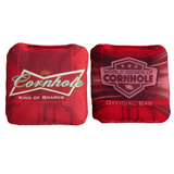 King of Boards Red Cornhole Bags - Professional Rapter 5.5