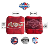 King of Boards Red Cornhole Bags - Professional Rapter 5.5