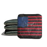 Eagle Shadow Black Cornhole Bags - Professional Rapter 5.5