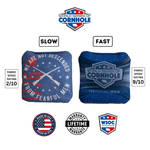 Not Fearful Men 1776 Blue Cornhole Bags - Professional Rapter 5.5