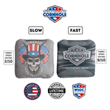 Land that I Love Grey Cornhole Bags - Professional Rapter 5.5