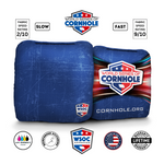 Simple Navy Cornhole Bags - Professional Rapter 5.5