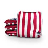 Patriotic Stripes Cornhole Bags - Professional Rapter 5.5