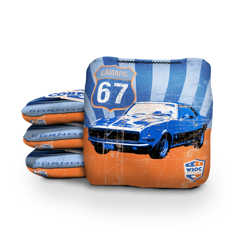 67' Camaro Blue Cornhole Bags - Professional Rapter 5.5