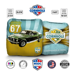 67' Mustang Green Cornhole Bags - Professional Rapter 5.5