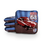 68' MG MGB Purple Cornhole Bags - Professional Rapter 5.5