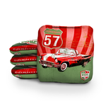 57' T Bird Red Cornhole Bags - Professional Rapter 5.5