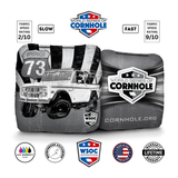 73' Bronco Grey Cornhole Bags - Professional Rapter 5.5