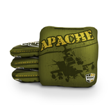 Apache Green Cornhole Bags - Professional Rapter 5.5