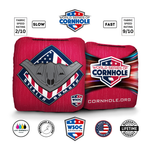 Stealth Bomber Red Cornhole Bags - Professional Rapter 5.5