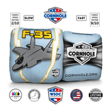 F-35 Blue Cornhole Bags - Professional Rapter 5.5