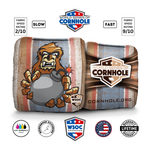 Sasquatch Bomb Brown Cornhole Bags - Professional Rapter 5.5