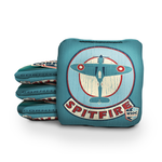 Spitfire Blue Cornhole Bags - Professional Rapter 5.5