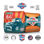Vintage American Truck Orange Cornhole Bags - Professional Rapter 5.5