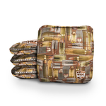 Ammo Camo Brown Cornhole Bags - Professional Rapter 5.5