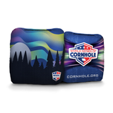 Northern Lights Purple Cornhole Bags - Professional Rapter 5.5