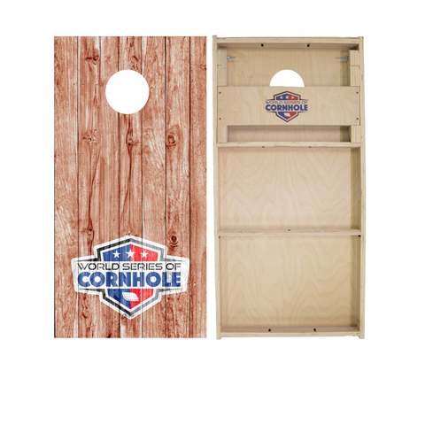 Plank Wood Cornhole Boards - WSOC Runway Series