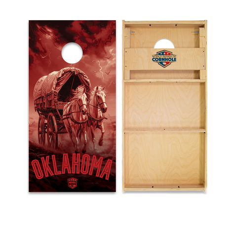 Oklahoma Cornhole Boards - WSOC Runway Series