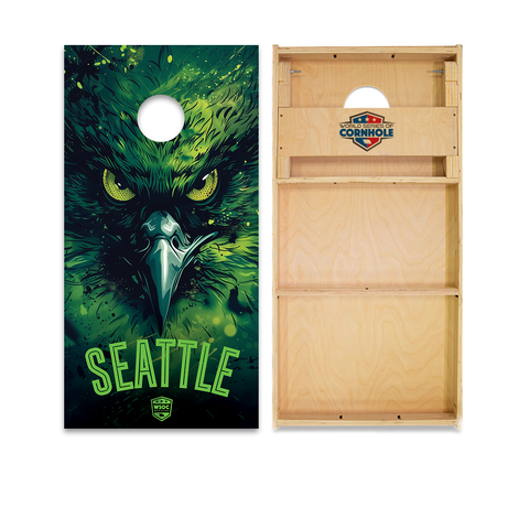 Seattle Cornhole Boards - WSOC Runway Series