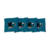 San Jose Sharks Teal Cornhole Bags