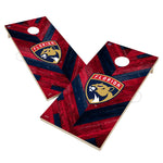 Florida Panthers Cornhole Board Set - Herringbone Design