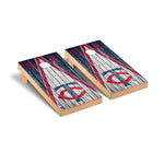 Minnesota Twins Cornhole Board Set - Triangle Weathered Version