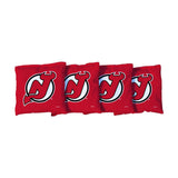 New Jersey Devils Red Cornhole Bags