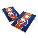 Vintage New York Islanders Solid Wood 2x4 Cornhole Set